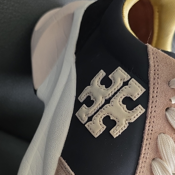 Tory Burch Black and Cream Athletic Shoes - Picture 2 of 9